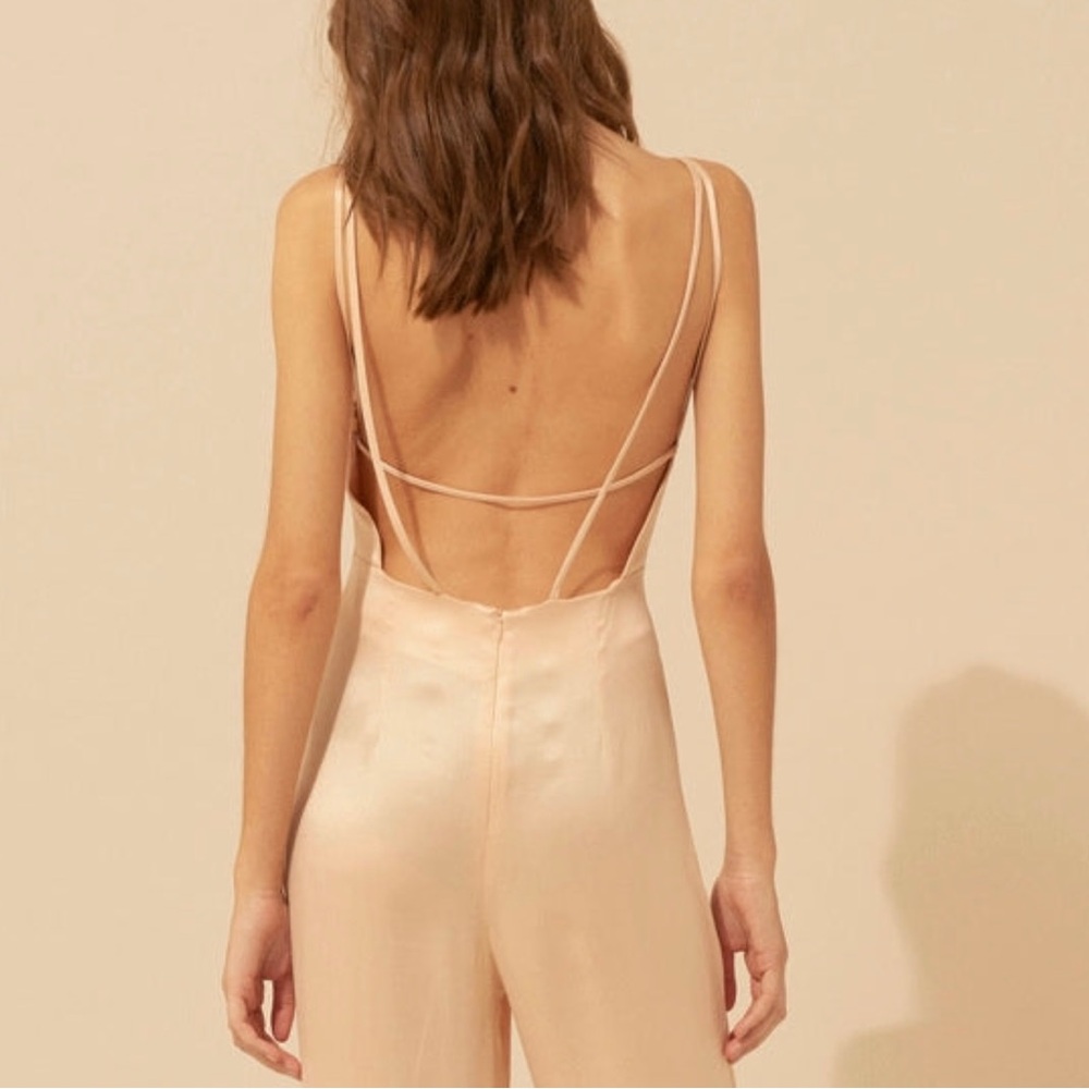 ba&sh Cream Jumpsuit